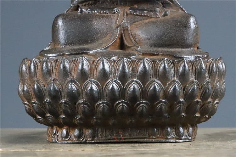 鉄器 鉄仏 仏像 蓮華坐観音菩薩仏像 阿弥佗仏 工芸品 置物