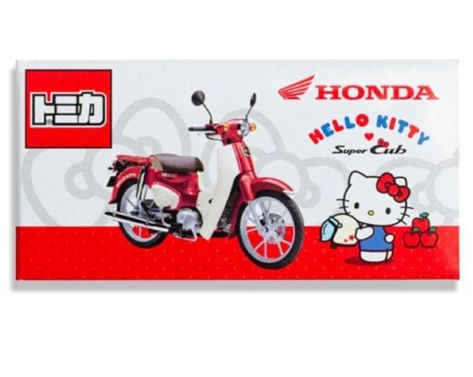 合金製　20個セット　トミカ スーパーカブ × HELLO KITTY コラボ