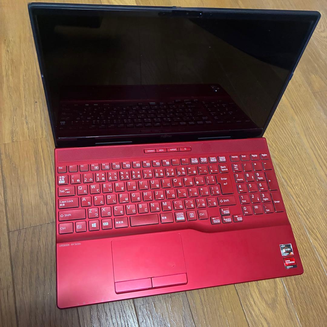 12/20削除 （再出品予定なし）　LIFEBOOK AH43/F3 レッド