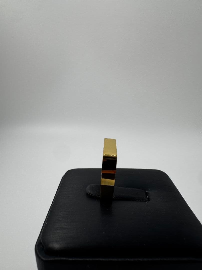 K18ゴールド シンプルリング 4.2mm3.35g 11号