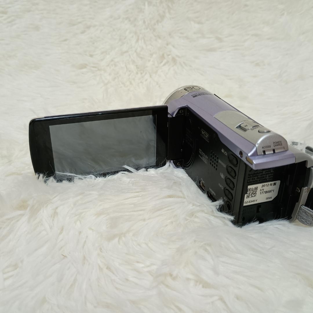 JVC Everio GZ-E345-V ビデオカメラ バイオレット 中古