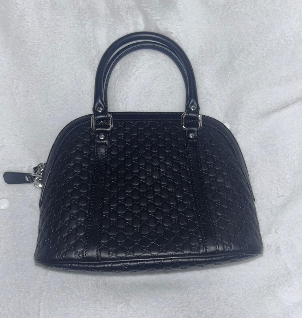 GUCCI グッチ マイクログッチシマレザー 2wayバッグショルダー付き