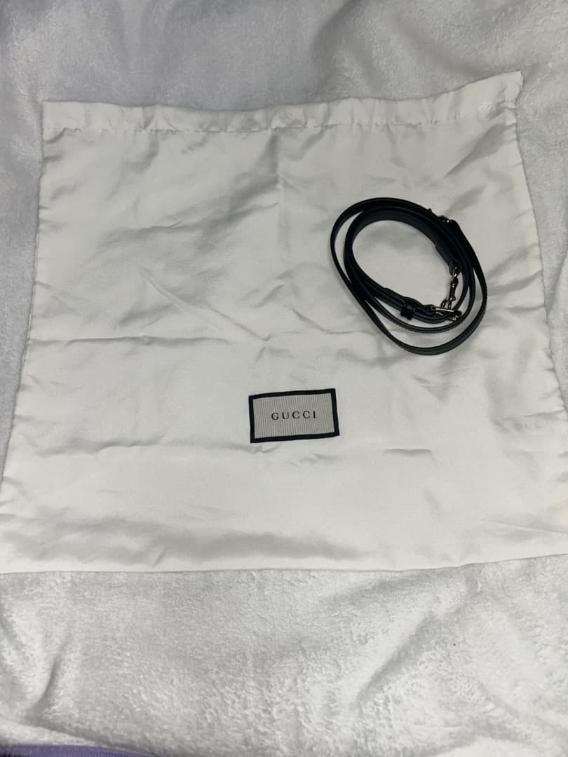 GUCCI グッチ マイクログッチシマレザー 2wayバッグショルダー付き