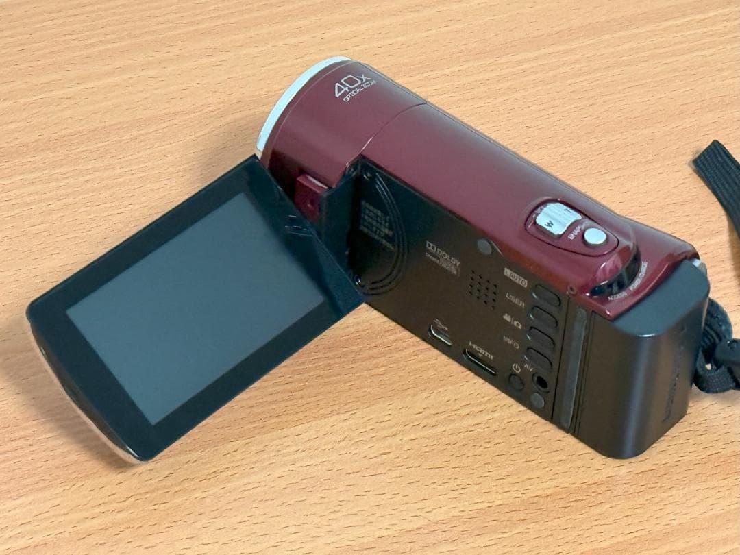 JVC Everio GZ-HM460 レッド 予備バッテリー他おまけ付