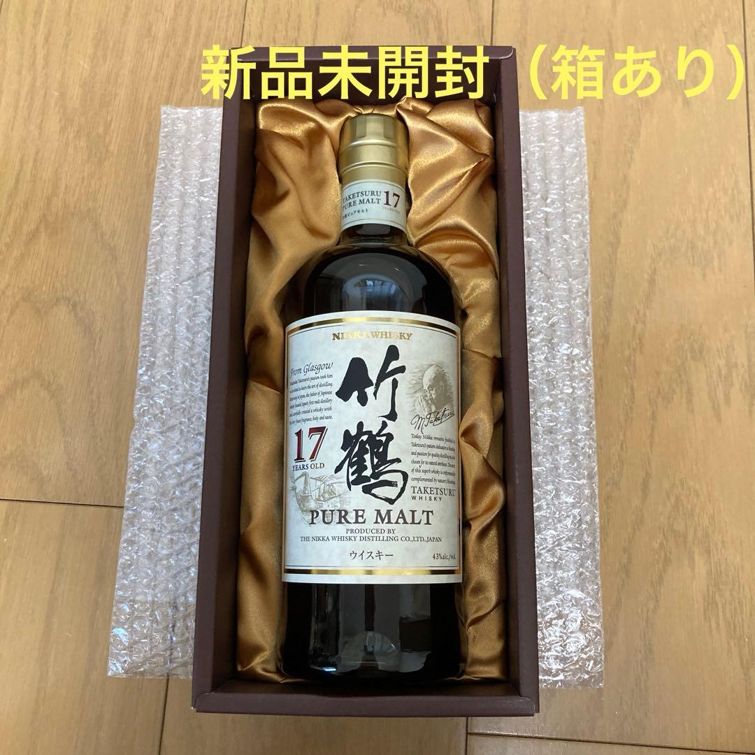 【新品未開封】ニッカウヰスキー 竹鶴 17年 ピュアモルト 700ml 箱あり