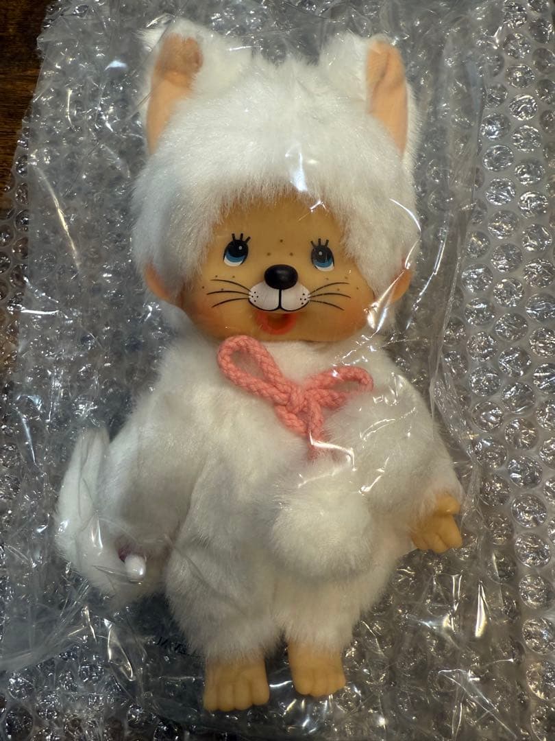 レア◇ EU限定 モンチッチ white cat ネコ 白いネコ 日本未発売