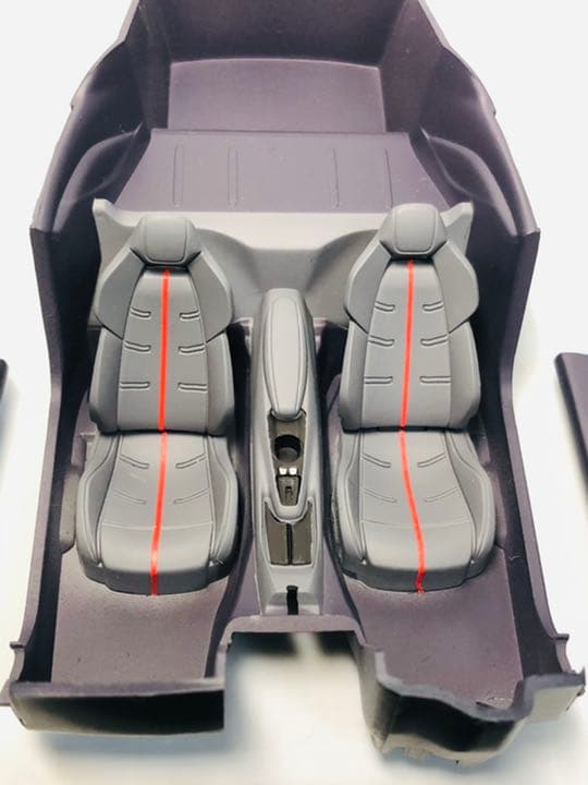 フジミ　フェラーリF12 tdf ver 確認用　1/24 その1