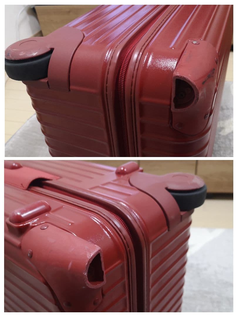 リモワ　サルサ　SALSA　キャリーケース　レッド　赤　2輪　スーツケース　中型