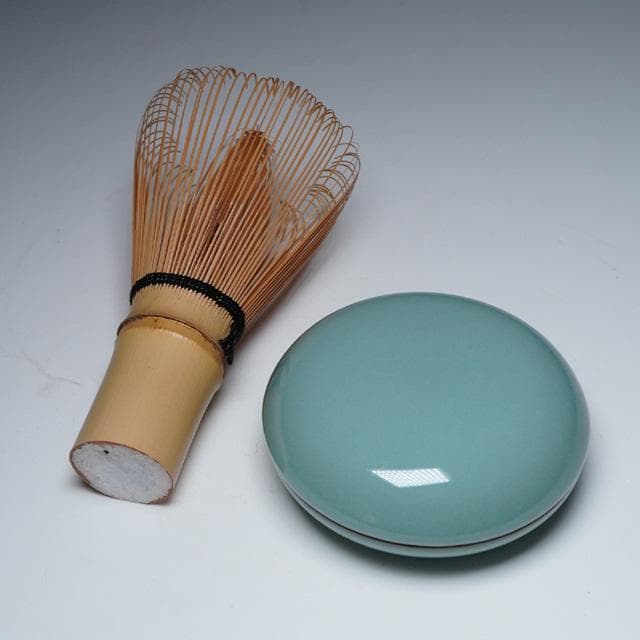 諏訪蘇山　青磁丸香合　共箱　茶道具　炉用