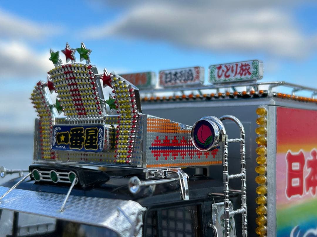 トラック野郎一番星北へ帰るデコトラプラモデル