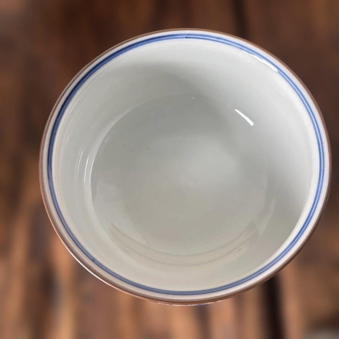 皆具 千古窯造 染付花丸文 水指　建水　蓋置　杓立 共箱