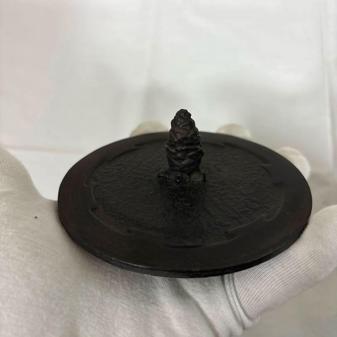 南部三厳堂　鉄瓶　南部鉄器　竹図　骨董　アンティーク　茶道具