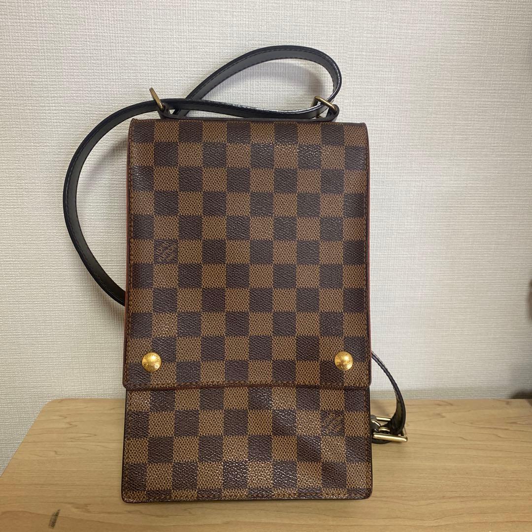 レ*ー様 LOUIS VUITTON ダミエパターン ショルダーバッグ