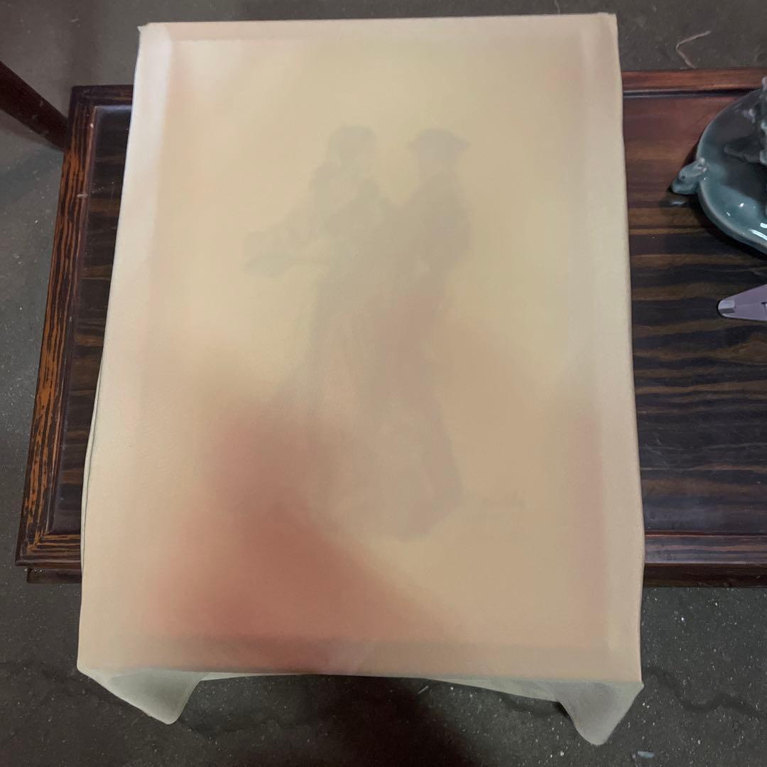 真作　蔵出し　斎藤三郎作「フラメンコ」(二科会員) 水彩　作者直筆サイン