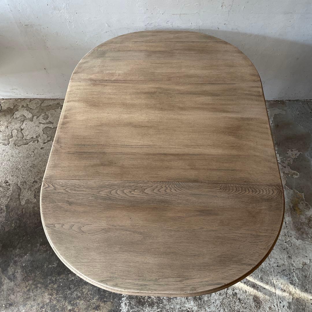 ビンテージ　ドロワーゲートレッグテーブル ドロップリーフテーブル 剥離