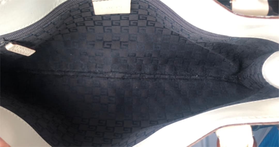 GUCCI 白 ハンドバッグ