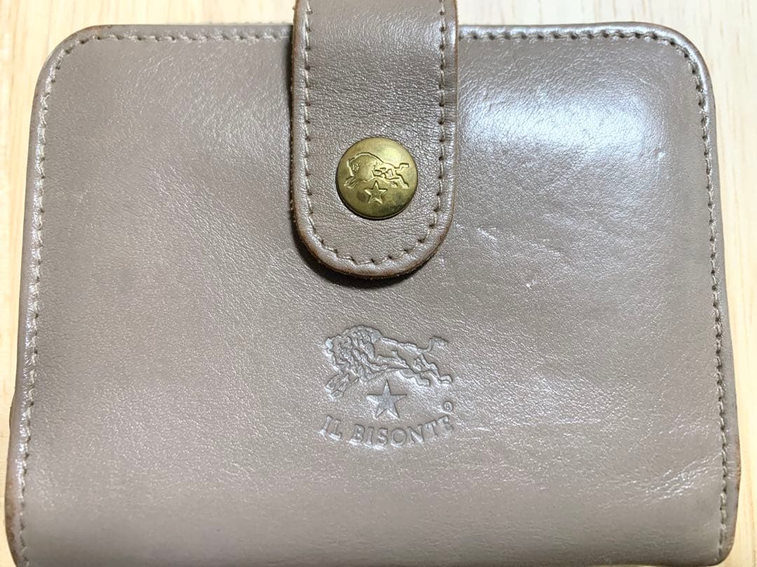 イルビゾンテ 二つ折り財布 グレージュ