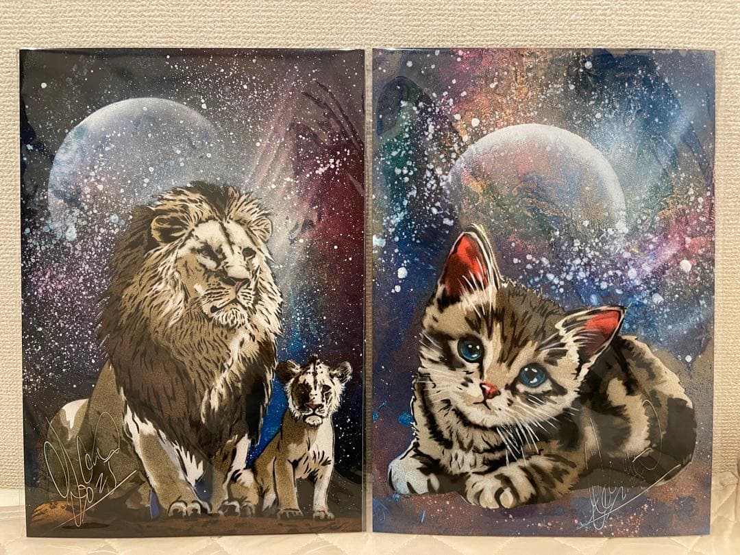 スプレーアートエデンB4原画　2枚セット