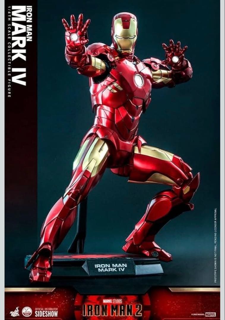 早い者勝ち HotToys アイアンマン マーク4 1/4スケールフィギュア