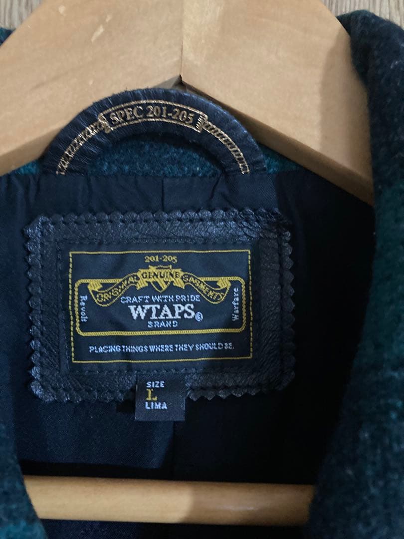 ゆういちです　ウールチェック ジャケット オンブレ Lサイズ