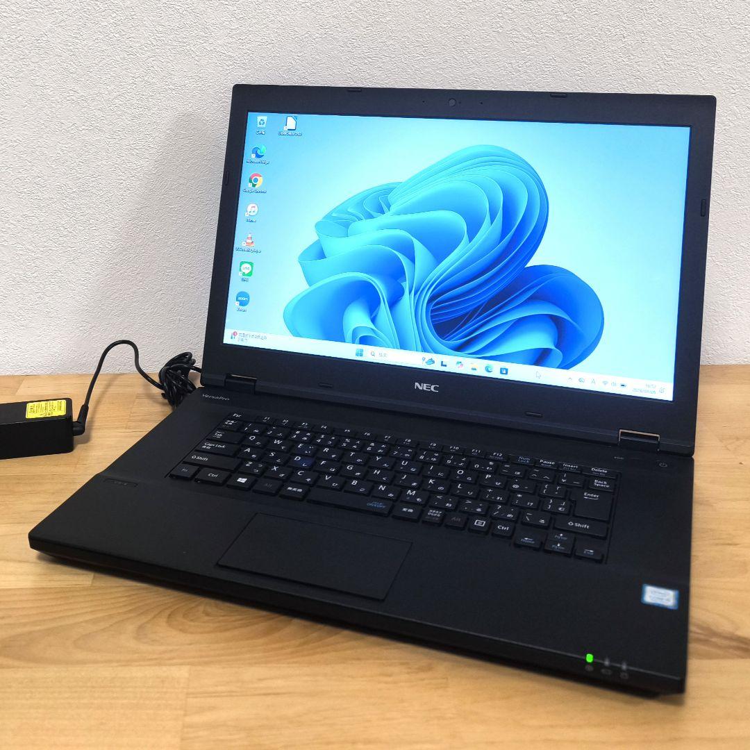 NEC 15.6型 ノートパソコン／i5 第8世代／Windows11／DVD