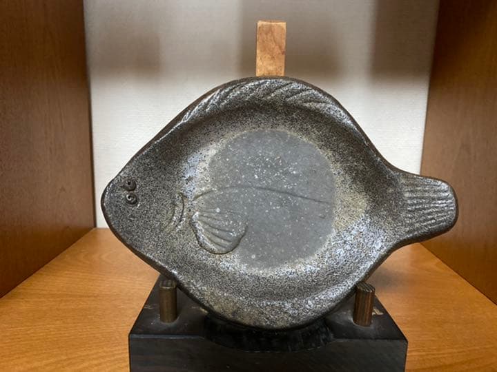 陶芸家　備前焼の皿　2点