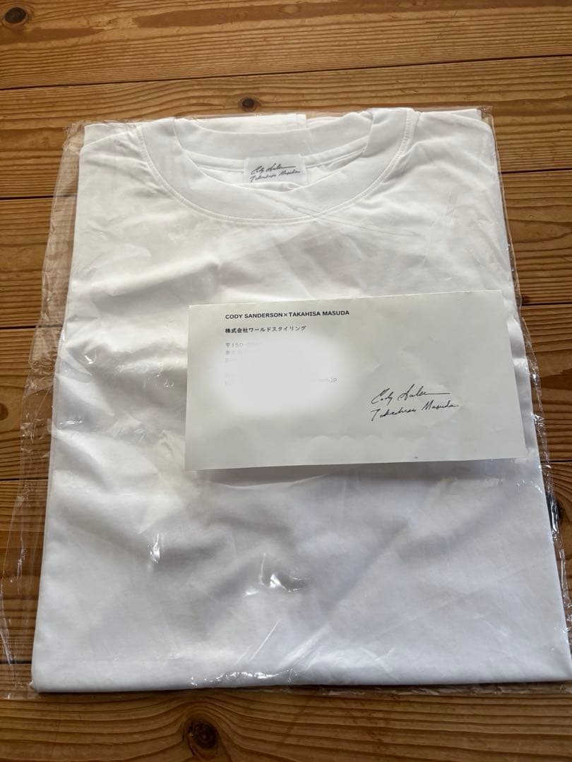 ち*え様 CODY SANDERSON × 増田貴久　コラボ　T-shirt W