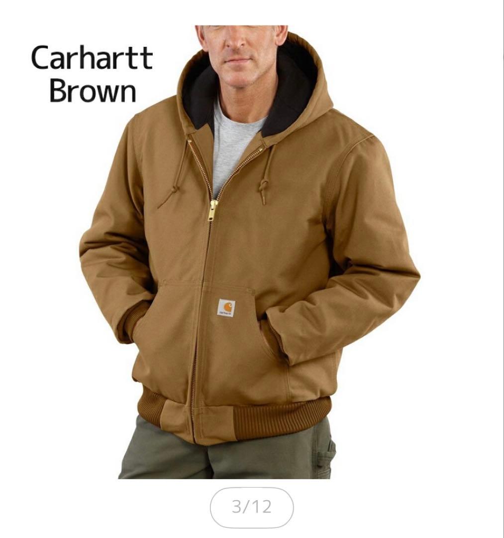 Carhartt アクティブジャケット　新品　ブラウンSサイズ