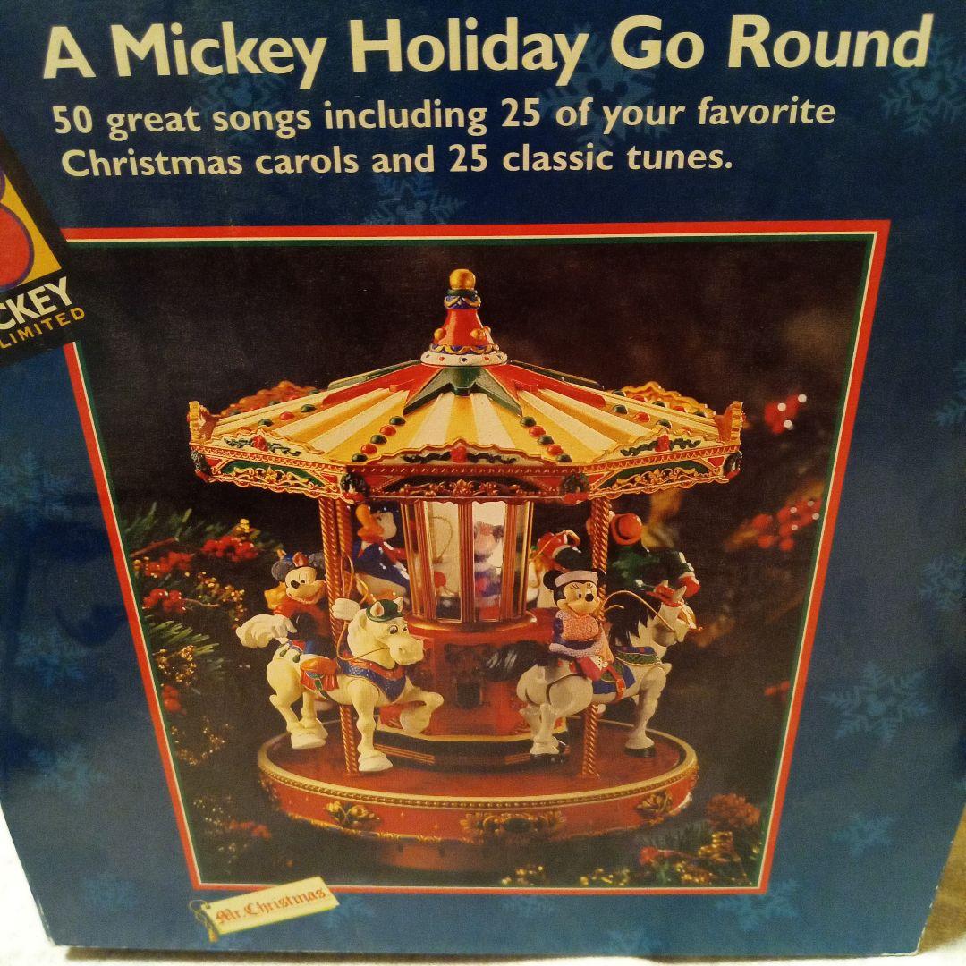 【レトロ】クリスマス　ディズニー　電子　オルゴール　メリーゴーランド