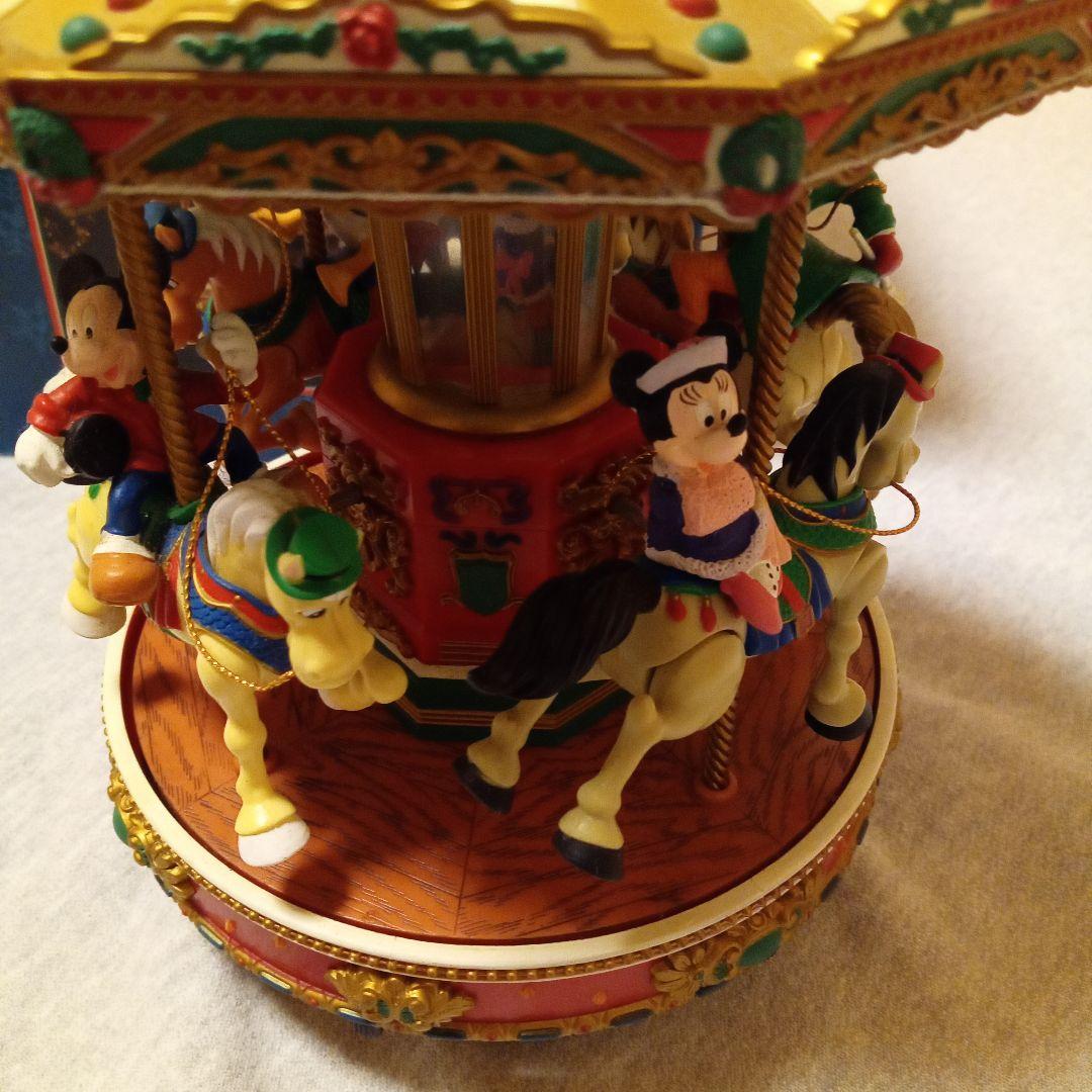 【レトロ】クリスマス　ディズニー　電子　オルゴール　メリーゴーランド