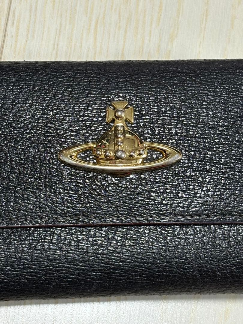 Vivienne Westwood ブラック三つ折り財布 箱付き