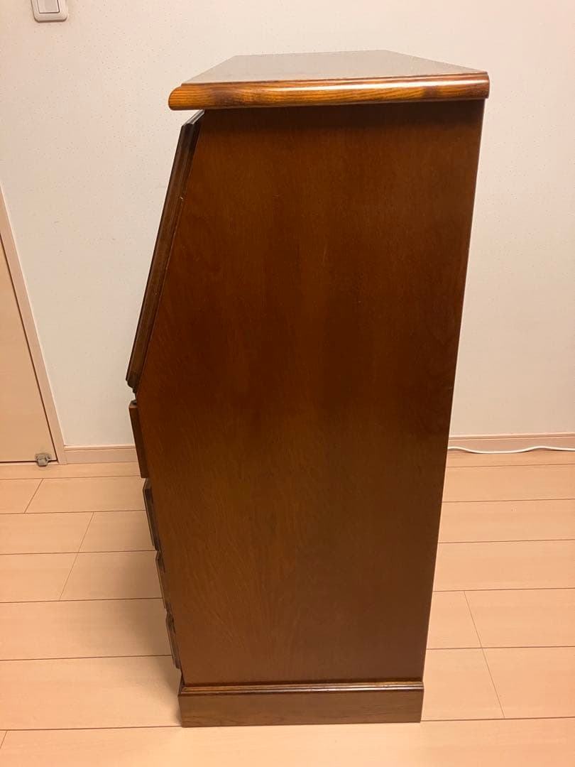 越後民芸　ライティングビューロー　ライティングデスク　高級　家具