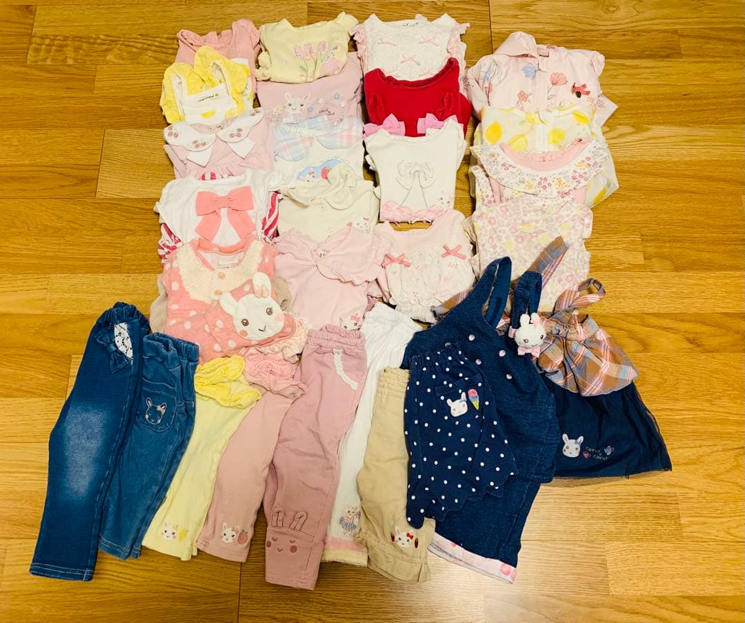 3/18迄⭐︎ 子供服まとめ売り⭐︎28着⭐︎全てクーラクール⭐︎80cm⭐︎保育園準備