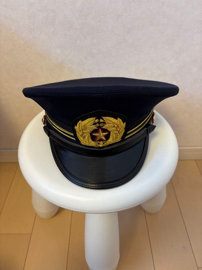 制帽 本物仕様 警察・消防・日本軍モチーフカスタム帽子 金刺繍 コスプレ 撮影用