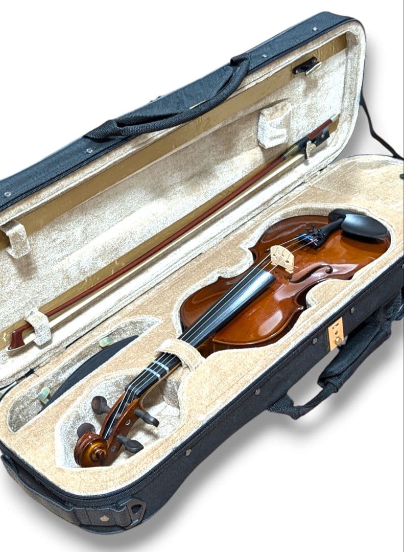 【子供用】ALLAN DREXCELL 分数バイオリン 1/2 ケース等一式