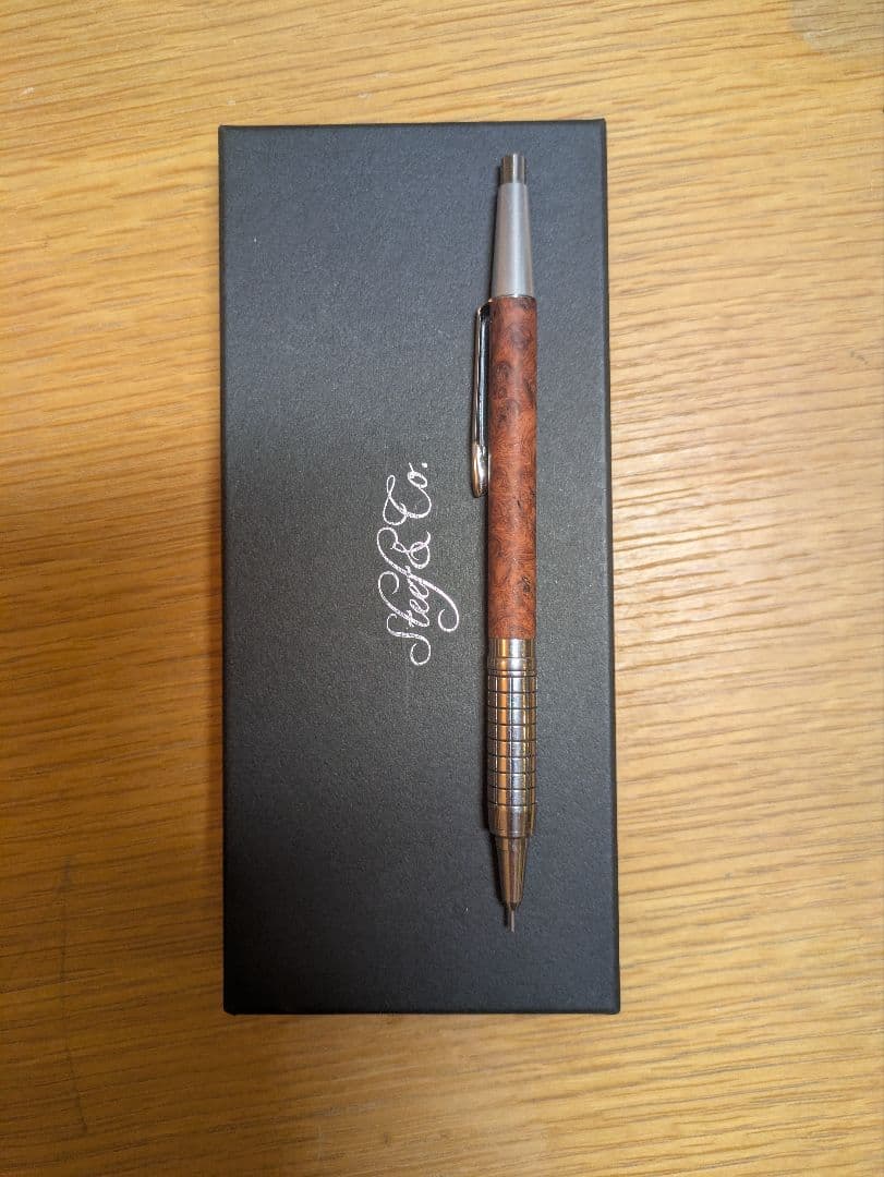 steef&co STドラフト0.5　花梨瘤短軸