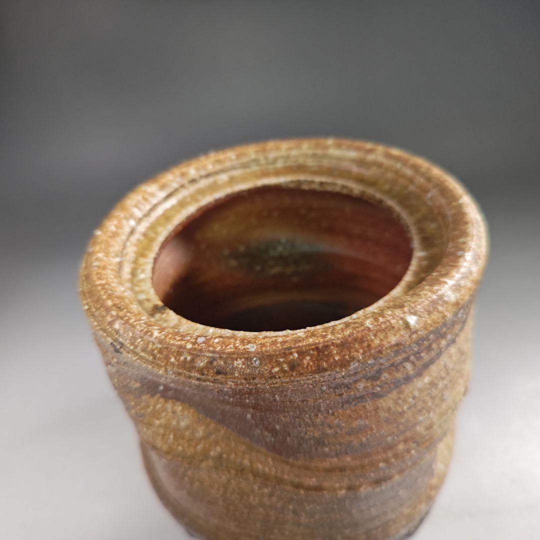 ウ265 水指『青木鵬磨作』『焼〆　水指　共箱』茶道具