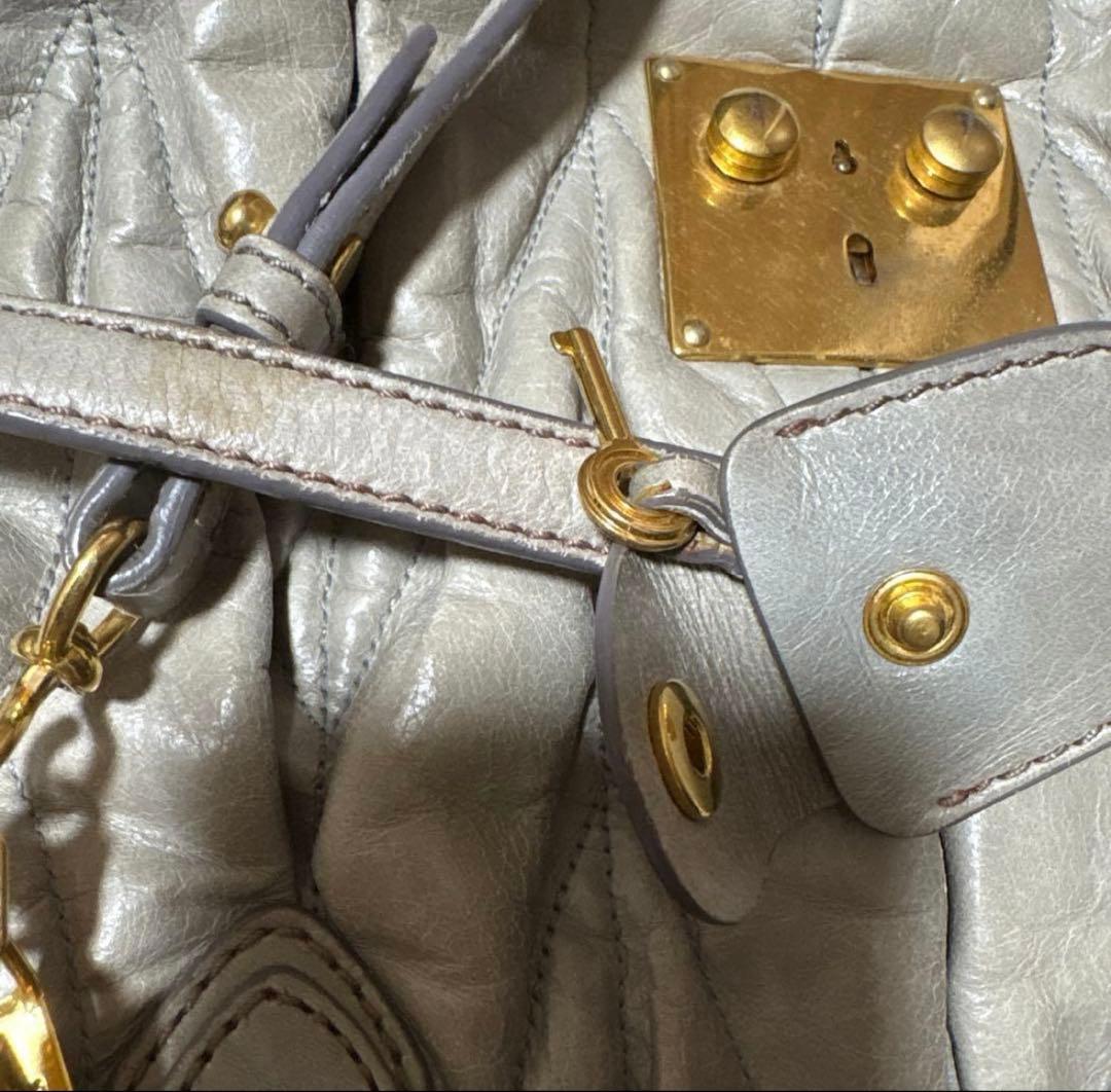 バッグ miu miu vitello lux 2way hand bag 2WAY