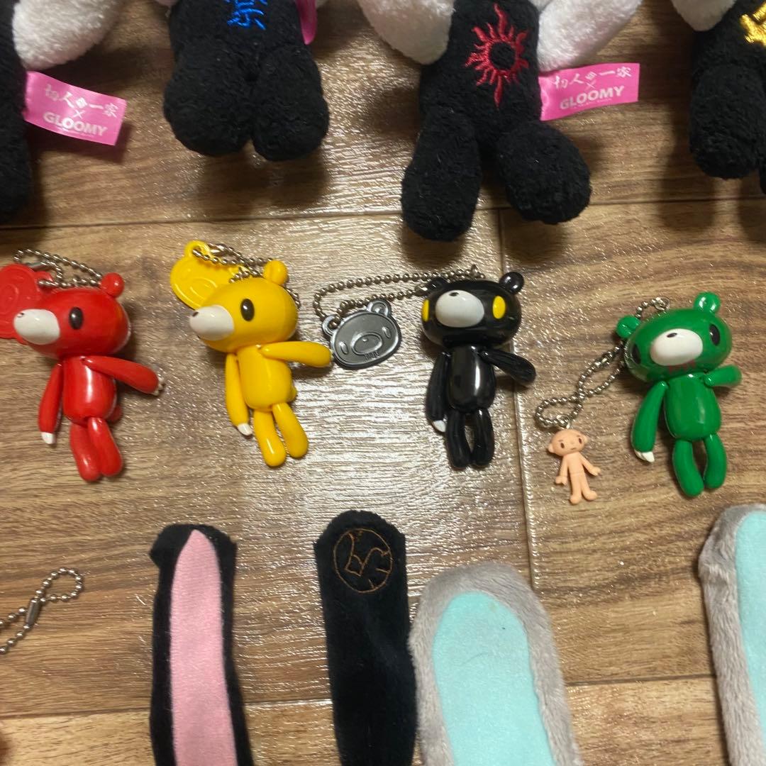 稀少　汎用うさぎ＆グルーミー チャックスGP ぬいぐるみキーホルダー　まとめ売り