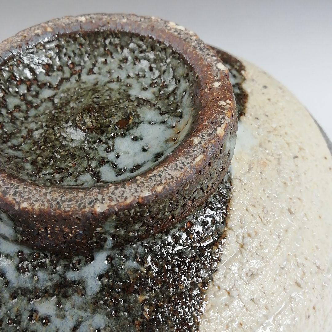 Ｔ１１　茶碗　『斑唐津手　茶碗』『奥村考山造』　共箱　抹茶碗　茶道具