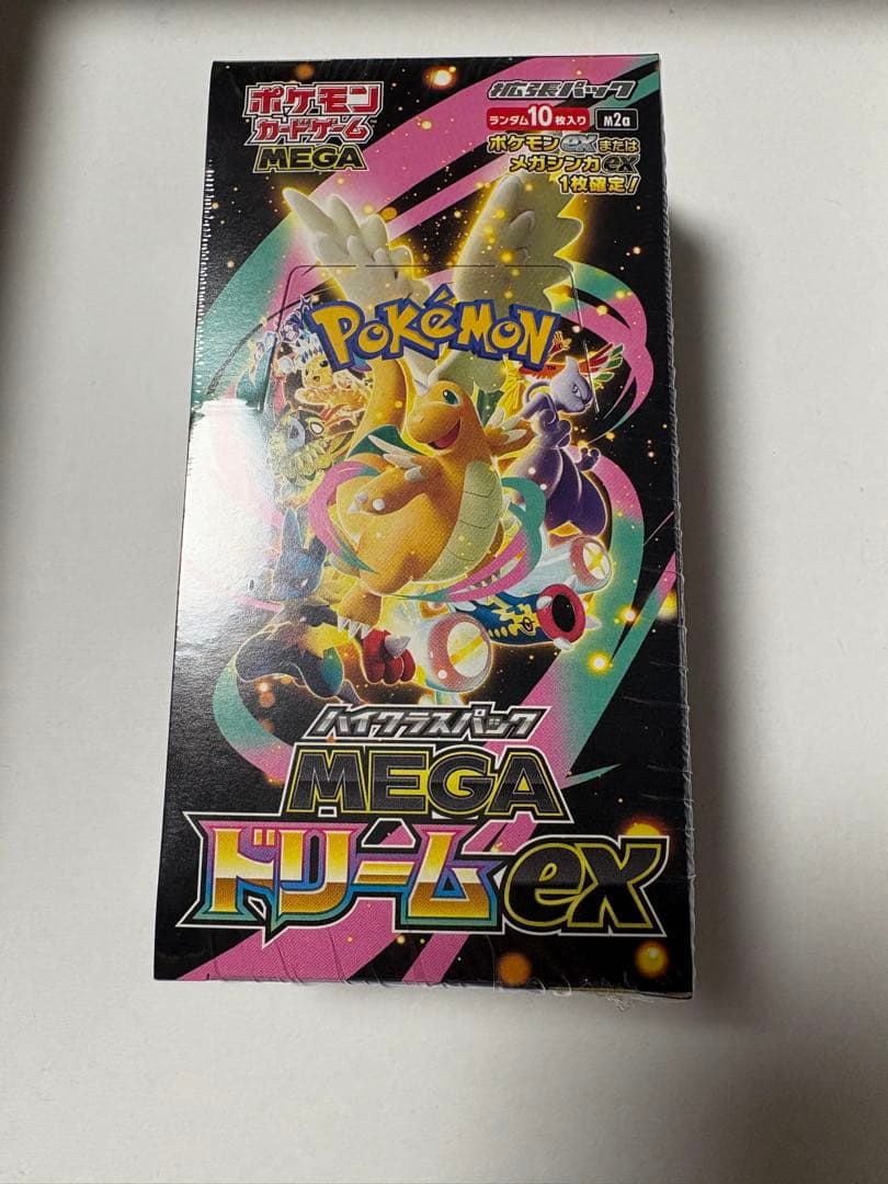 【シュリンク付き未開封】ポケモンカードゲーム MEGA ドリームex 1BOX
