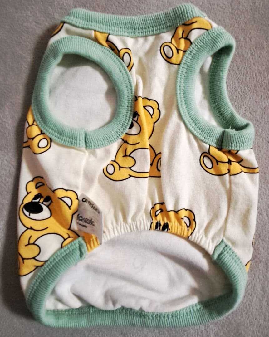 andblank® クマさん.キツネさん.ゾウさん.プリント犬服 4枚