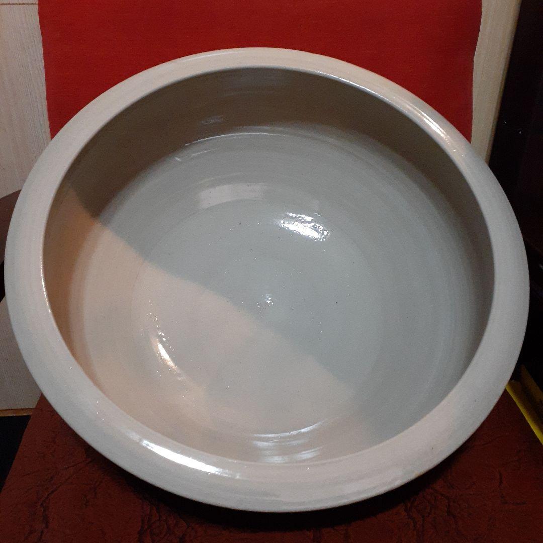 気まぐれ価格！未使用　睡蓮鉢　こね鉢　美品