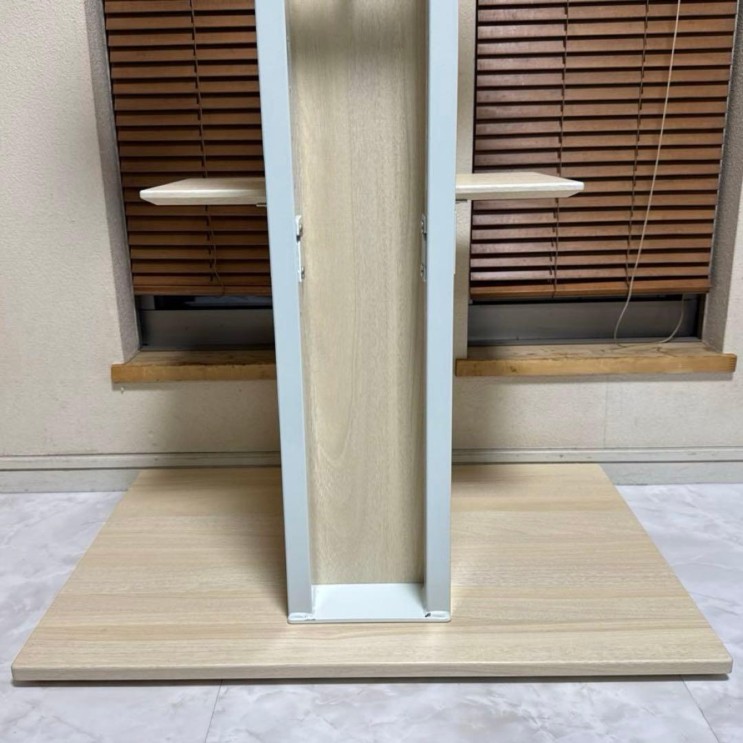 テレビスタンド 32～77インチ対応 隠しキャスター付き 【上下/左右首振り】