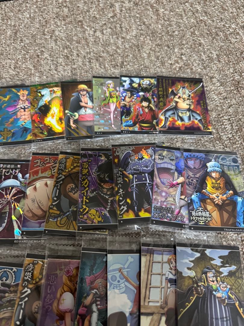 【280枚以上】ウエハースカードまとめワンピース、呪術、鬼滅、ドラゴンボール他