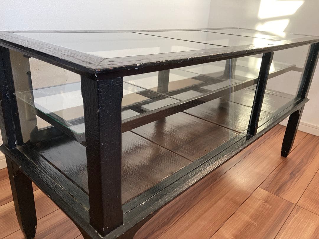 アンティークガラスショーケース