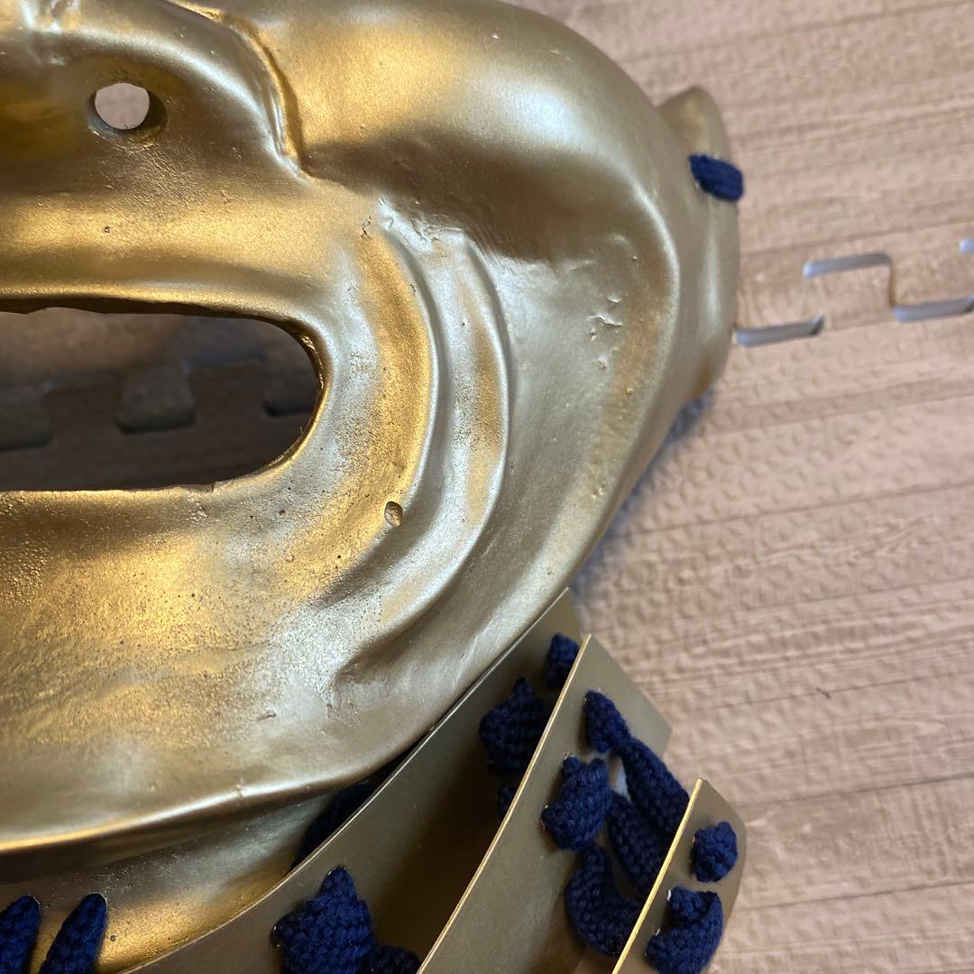 【着用可能】手作り　武具　鎧兜　甲冑　等身大　半頬　面頬　mempo mask