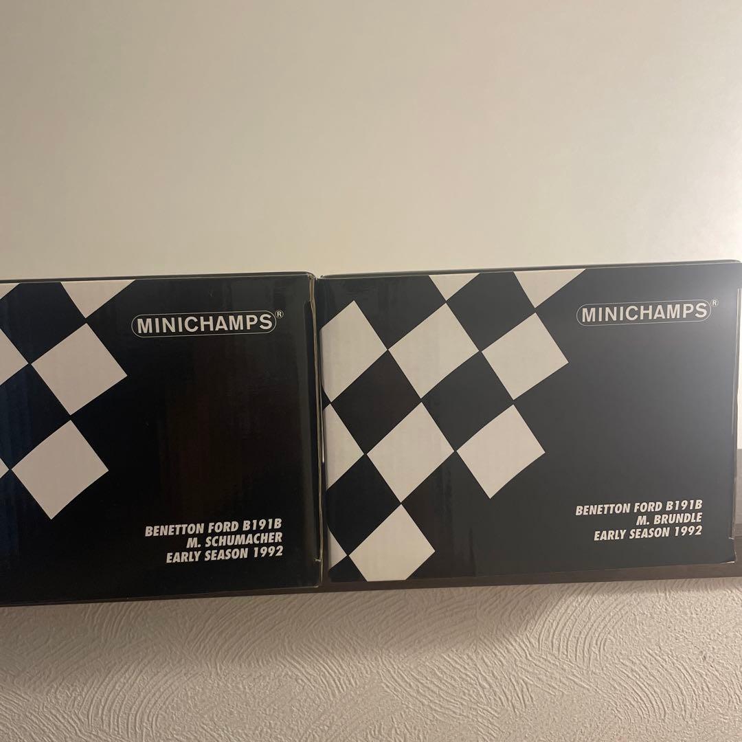 美品　未使用　1/18 ベネトンB191B 1992 M.ブランドルシューマッハ