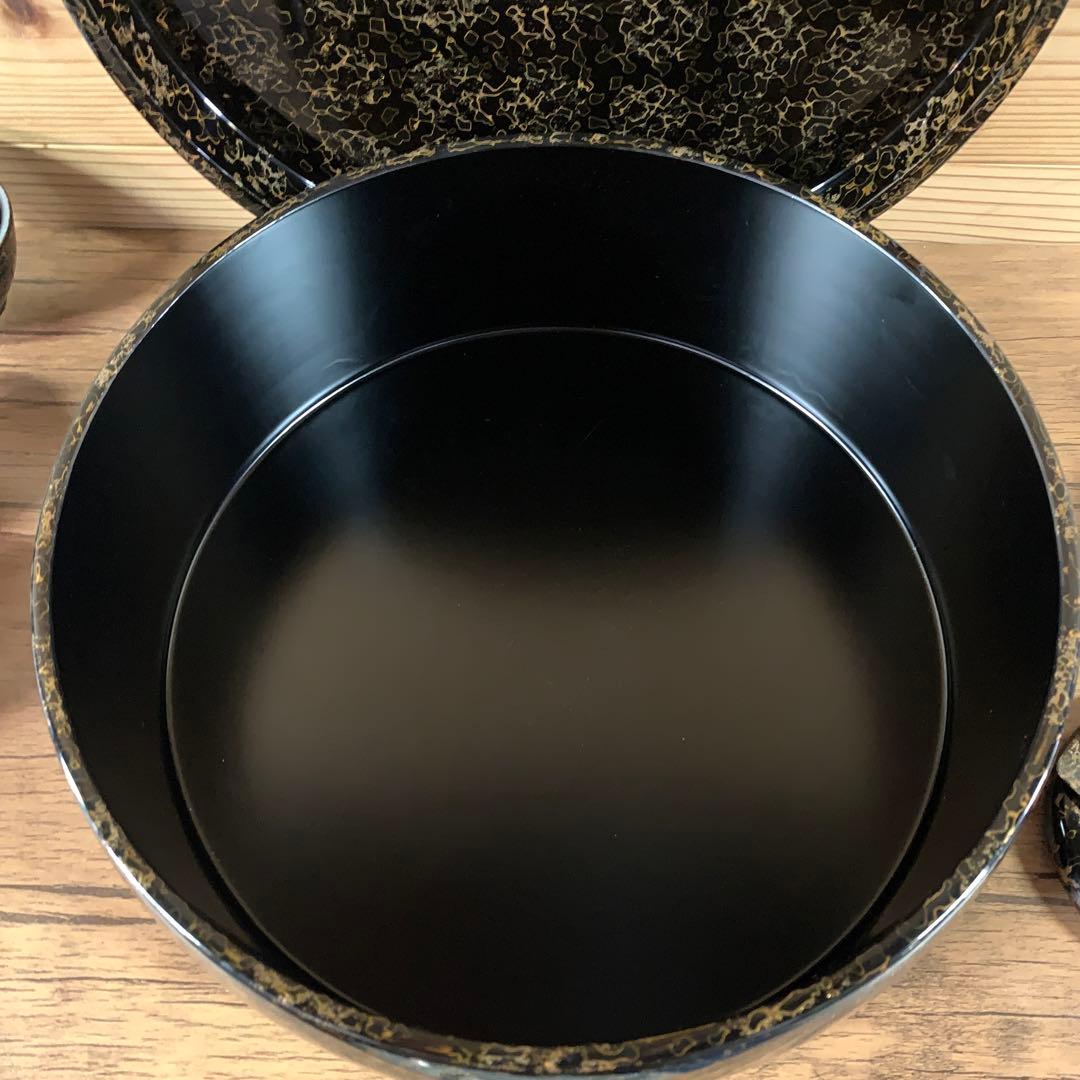 津軽塗　茶道具　唐塗　茶櫃　茶器　茶托　茶筒　セット