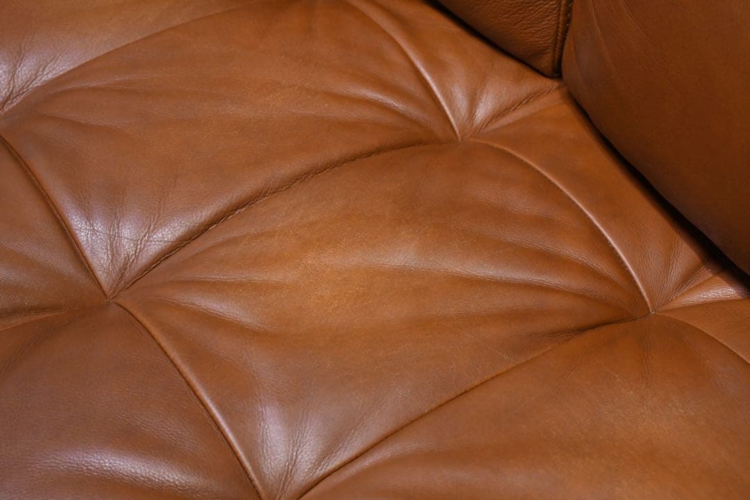 DIK135 ケルビンジョルマーニ 5-6人掛けソファ レザー/総本革張り